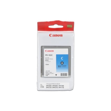 CANON INK PFI-102 CYAN iPF-500, 600, 700 originální