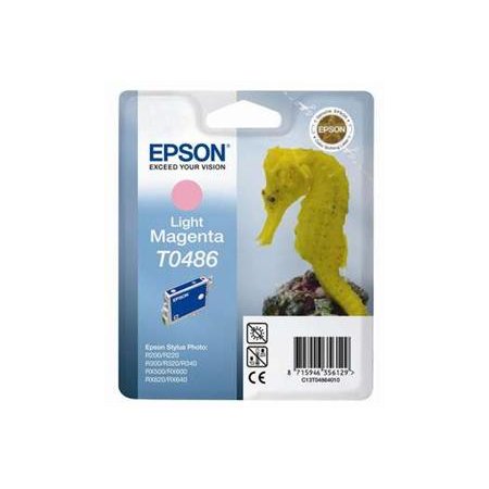 EPSON Ink ctrg Light Magenta RX500/RX600/R300/R200  T0486 originální