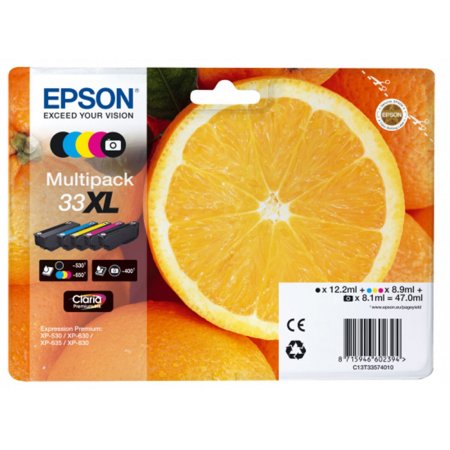 EPSON Multipack 5-colours 33XL Claria Premium Ink originální