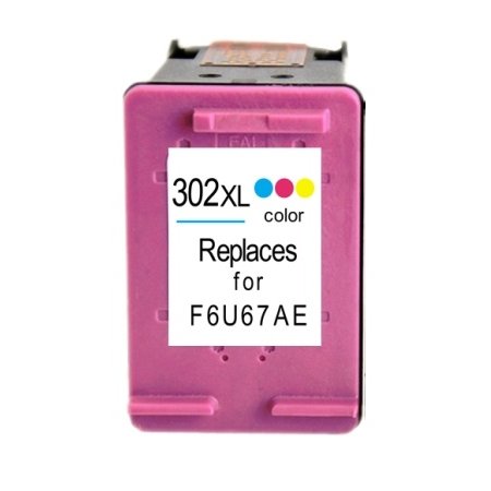 HP F6U67AE - renovovaná cartridge 302XL, tříbarevná (18ml) 