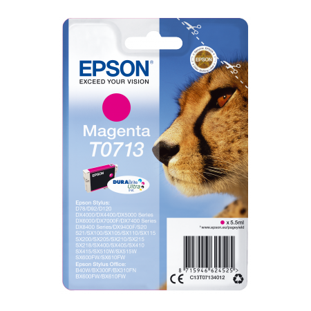 Epson Singlepack Magenta T0713 DURABrite Ultra Ink originální