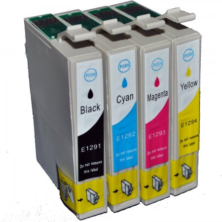 Epson T1295 CMYK -  kompatibilní multipack Topprint, CMYK s čipy