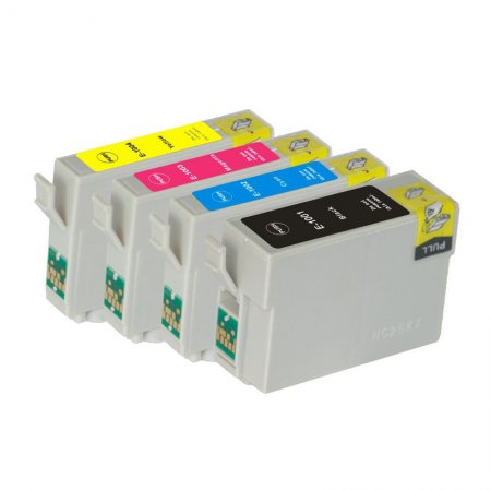 Epson T1001, T1002, T1003, T1004 - kompatibilní sada všech barev cartridge
