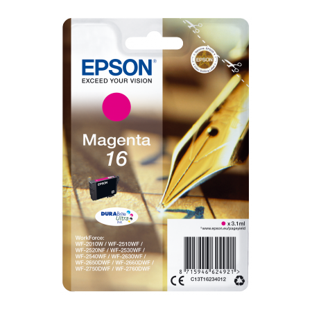 Epson Singlepack Magenta 16 DURABrite Ultra Ink originální