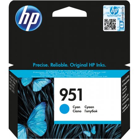 HP 951 azurová inkoustová kazeta, CN050AE originální