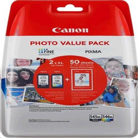 Canon PG-545XL/CL-546XL - sada originál inkoustových kazet s fotopapíry