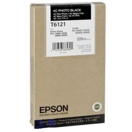 Epson T612 220ml 4C Photo Black originální