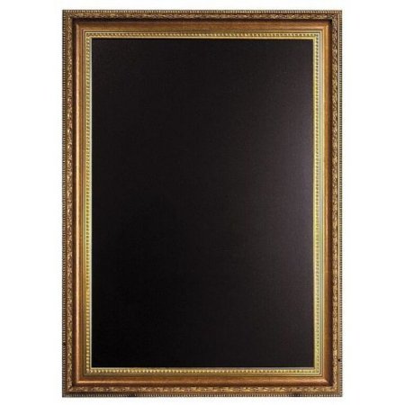 Nástěnná popisovací tabule GOLD 75x100 cm, zlatý ozdobný rám