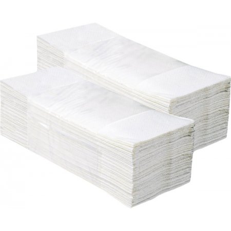 Papírové ručníky skládané Z-Z,  dvouvrstvé, bílé 3200ks