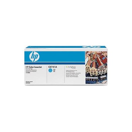HP tisková kazeta azurová, CE741A originální