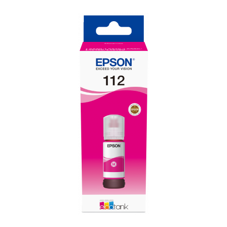 Epson 112 EcoTank Pigment Magenta ink bottle originální