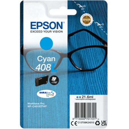 EPSON Singlepack Cyan 408L DURABrite Ultra Ink originální