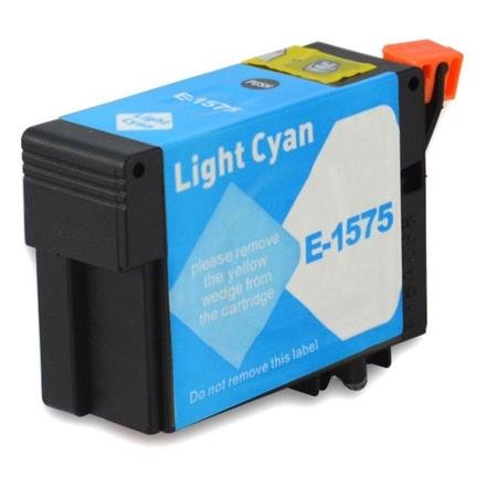 EPSON T1575 - kompatibilní světle modrá inkoustová kazeta