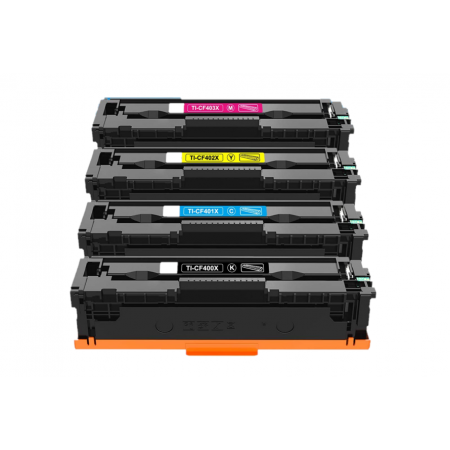 HP CF400X, CF401X, CF402X, CF403X - kompatibilní sada 4 barev 201X , obr. 1
