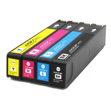 HP 913 - renovovaná sada barev CMYK