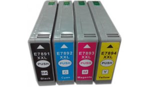 Epson T7893 - kompatibilní červená inkoustová kazeta T7893 XXL 