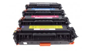 HP CB540-3A - kompatibilní sada tonerových kazet 125A, 4 barvy v provedení Topprint 