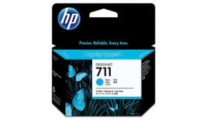 HP no 711 - azurová ink. kazeta -3 pack, CZ134A originální