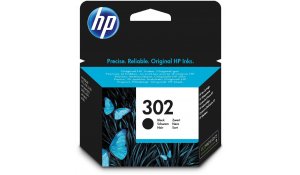 HP 302 černá kazeta, F6U66AE originální