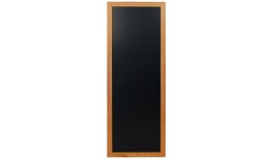 Nástěnná popisovací tabule LONG 56x150 cm, teak
