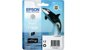 Epson T7609 Ink Cartridge Light Light Black originální