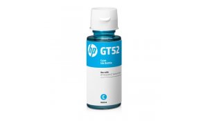 HP GT52 - azurová lahvička s inkoustem originální