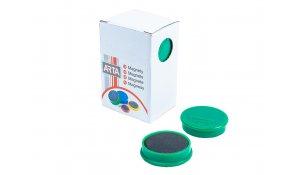 Magnety ARTA průměr 30mm, zelené (10ks v balení)