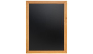 Nástěnná popisovací tabule UNIVERSAL, 70x90 cm, teak