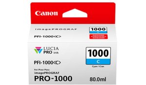 Canon PFI-1000 C, azurový originální