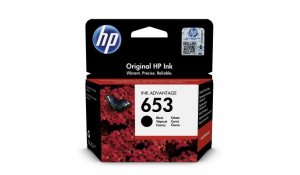 HP 653 černá inkoustová náplň (3YM75AE) originální