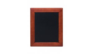 Nástěnná popisovací tabule UNIVERSAL, 30x40 cm, mahagon