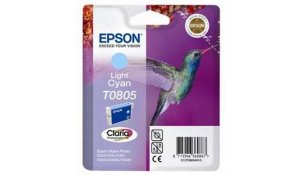 R265/360,RX560 Lt. Cyan Ink cartridge (T0805) originální