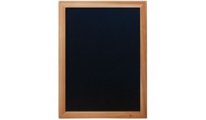 Nástěnná popisovací tabule WOODY s popisovačem, 30x40 cm, teak