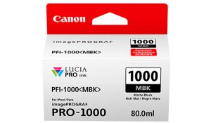 Canon PFI-1000 MBK, matný černý originální