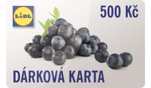Lidl dárková karta 500Kč