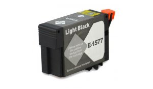 EPSON T1577 - kompatibilní světle černá inkoustová kazeta