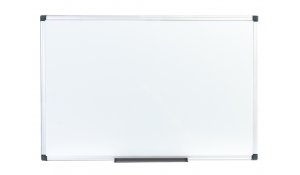 Bílá magnetická tabule ALFA 120x90cm s hliníkovým rámem
