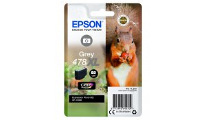 Epson Singlepack Grey 478XL Claria Photo HD Ink originální