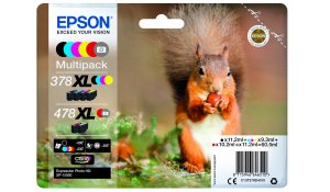 Epson Multipack 6 colours 478XL Claria Photo HD originální