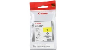 CANON INK PFI-102 YELLOW  iPF-500, 600, 700 originální