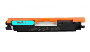 HP CE311A - kompatibilní  toner 126A, Topprint, modrá na 1000kopií