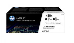 HP 410X tisková kazeta černá velká,CF410XD -2 pack originální