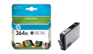 HP 364 XL - černá foto inkoustová kazeta, CB322EE originální