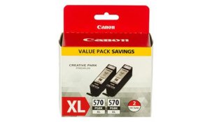 Canon PGI-570XL PGBK, 2-pack černý velký originální