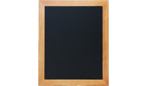 Nástěnná popisovací tabule UNIVERSAL, 50x60 cm, teak