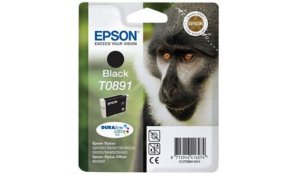 EPSON Black Ink Cartridge SX10x 20x 40x  (T0891) originální