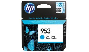 HP 953 azurová inkoustová kazeta, F6U12AE originální