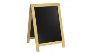 Nabídková stojanová rustikální tabule SANDWICH 85 x 55 cm, přírodní barva