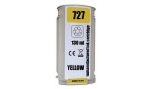 HP B3P21A  - kompatibilní žlutá tisková kazeta 727