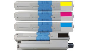 OKI C301 CMYK - kompatibilní sada všech barev C301, C321